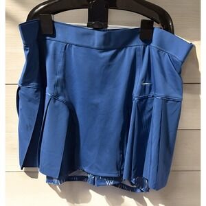 Nike Serena Williams Design Crew Tennis Skirt Skort Blue FN1933-476 Women 2X XXL